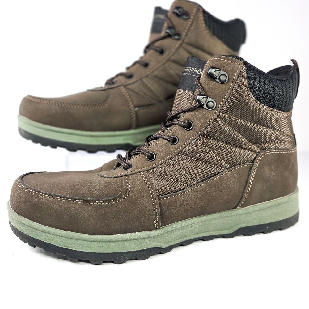 Weatherproof Stone Cold Men’s Size 10 Brown Waterproof Snow Boots 1800418
